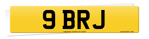 Registration number 9 BRJ